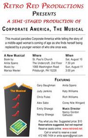 Corporate America, The Musical show poster