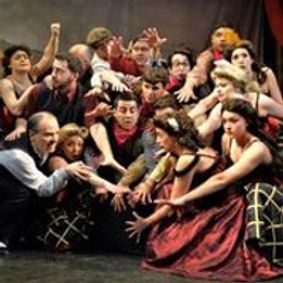 Curtains show poster