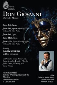 Don Giovanni show poster