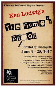 The Game's Afoot - Ken Ludwig show poster