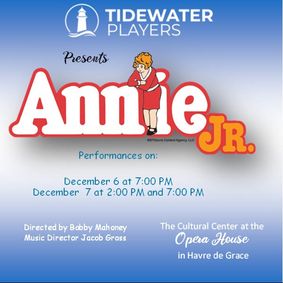 Annie Jr. show poster