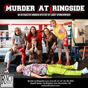 Murder at Ringside by Larry Spinnenweber show poster