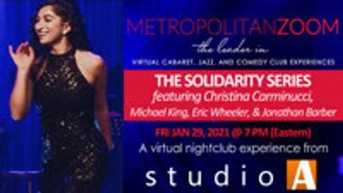 The Solidarity Series: featuring Christina Carminucci, Michael King, Eric Wheeler, & Jonathan Barber show poster