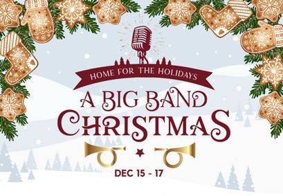A Big Band Christmas show poster