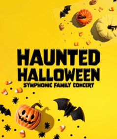 Haunted Halloween show poster