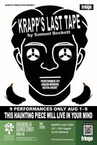 KRAPP'S LAST TAPE show poster
