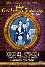 The Addams Family Musical show poster