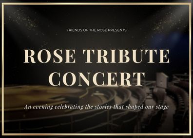 Rose Tribute Concert · Dec 30 at the Rose Center Theater in Westminster show poster