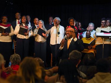 A Gospel Holiday show poster