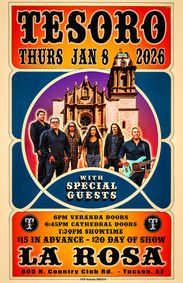 TESORO at La Rosa: A Night in the Cathedral show poster
