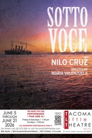 SOTTO VOCE at Tacoma Little Theatre show poster