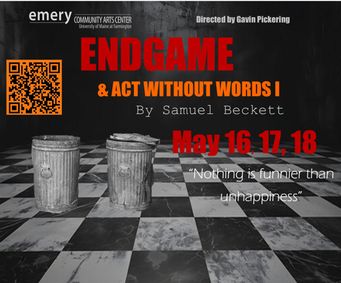 Endgame and Act Without Words I by Samuel Beckett show poster