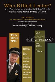 Who Killed Lester - Tribute To Teddy Coluca at The Craftsman, Fair Lawn show poster