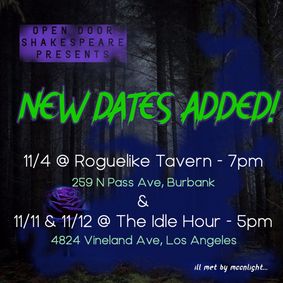 A Midsummer Night's Dream show poster