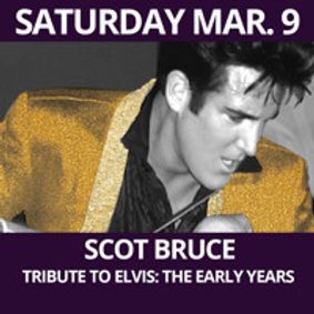 Elvis: The Early Years - Scot Bruce show poster