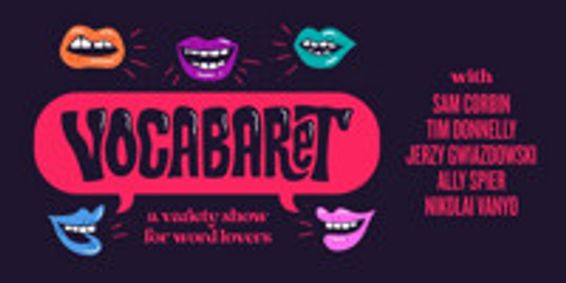 Vocabaret show poster