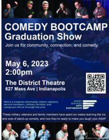 ASAP COMEDY BOOTCAMP - Comedy created by Veterans and Military Community show poster