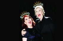 Jane Lynch and Kate Flannery: The Trouble with Angels at Provincetown, MA