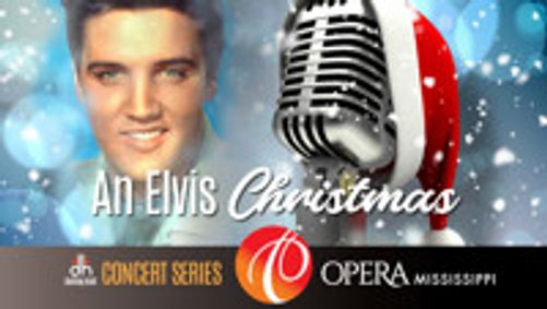An Elvis Christmas show poster