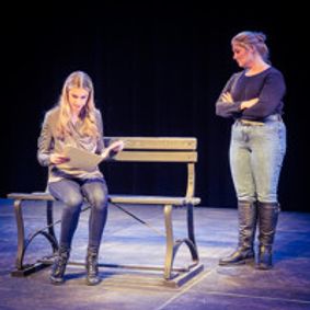 RELATIVITY & ME by Len Cuthbert show poster