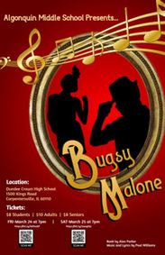Bugsy Malone Jr. show poster