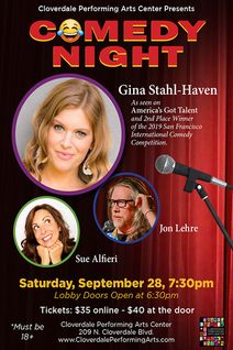 Comedy Night Featuring Gina Stahl-Haven