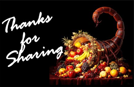 Thanks for Sharing – celebrate Thanksgiving in true Theatre R.A.W. style show poster