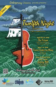 Twelfth Night show poster