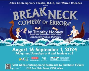 Breakneck Comedy of Errors show poster