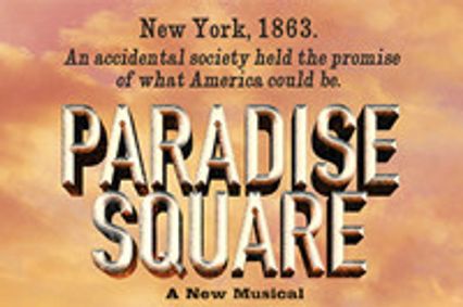 Paradise Square show poster