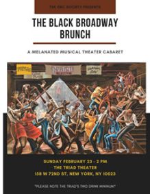 The Black Broadway Brunch show poster