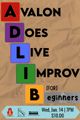 ADLIB - January 2026 Avalon Does Live Improv [for] Beginners in Cleveland