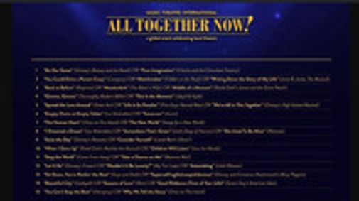 All Together Now  show poster