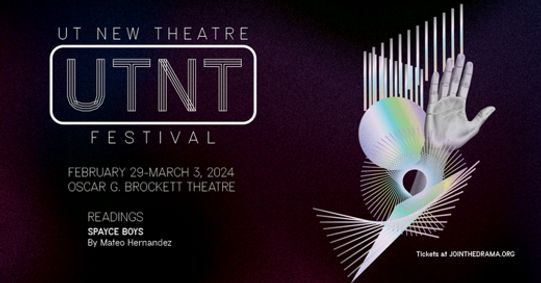 UTNT (UT New Theatre): spayce boys show poster
