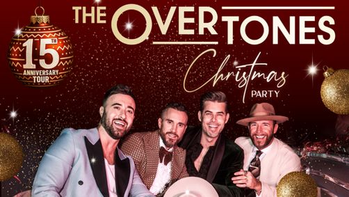 The Overtones 15th Anniversary Christmas Tour show poster