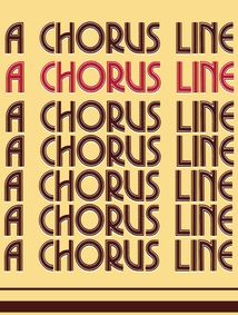 A Chorus Line show poster