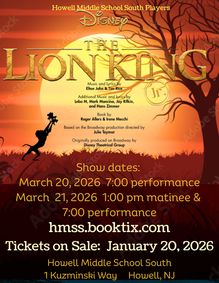 The Lion King Jr. show poster