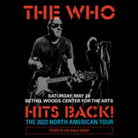 The Who Hits Back! 2022 Tour show poster