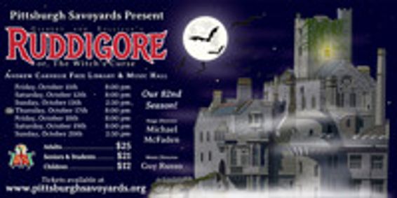 Ruddigore show poster