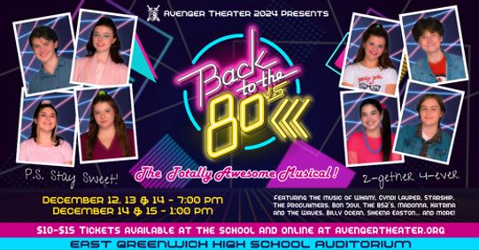 Back to the 80s: The Totally Awesome Musical show poster