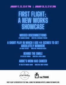 First Flight: A New Works Showcase show poster