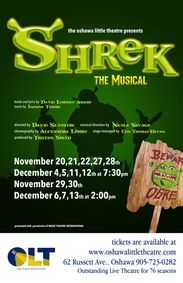 Shrek The Musical  show poster