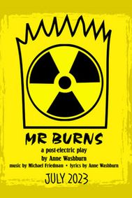 Mr Burns, a post-electric play show poster