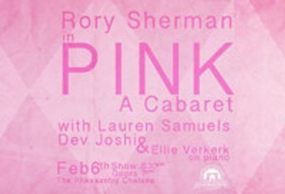 PINK- A Cabaret show poster