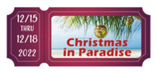 Christmas in Paradise show poster