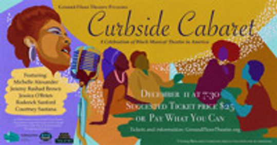 Curbside Cabaret, A Celebration of Black Musicals show poster