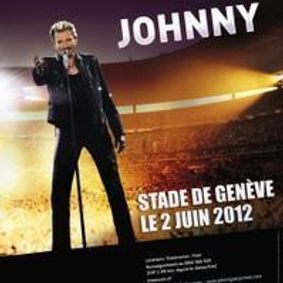 Johnny Hallyday show poster