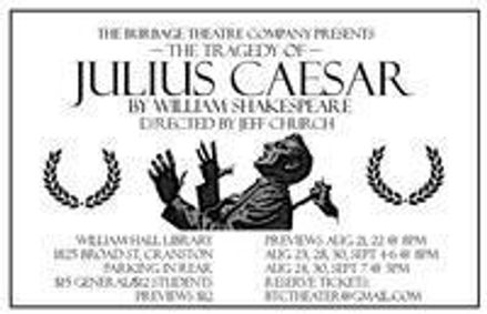 Julius Caesar show poster