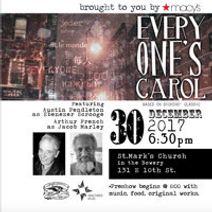 Everyone's Carol Benefit Concert Reading St. Marks in the Bowery