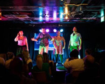 Improv Comedy Cagefight show poster